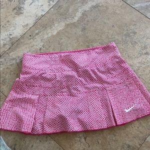 Pink Nike tennis skirt